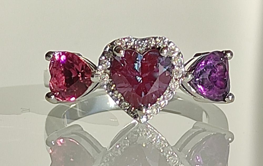 Inel aur 14k cu alexandrite 2.25ct