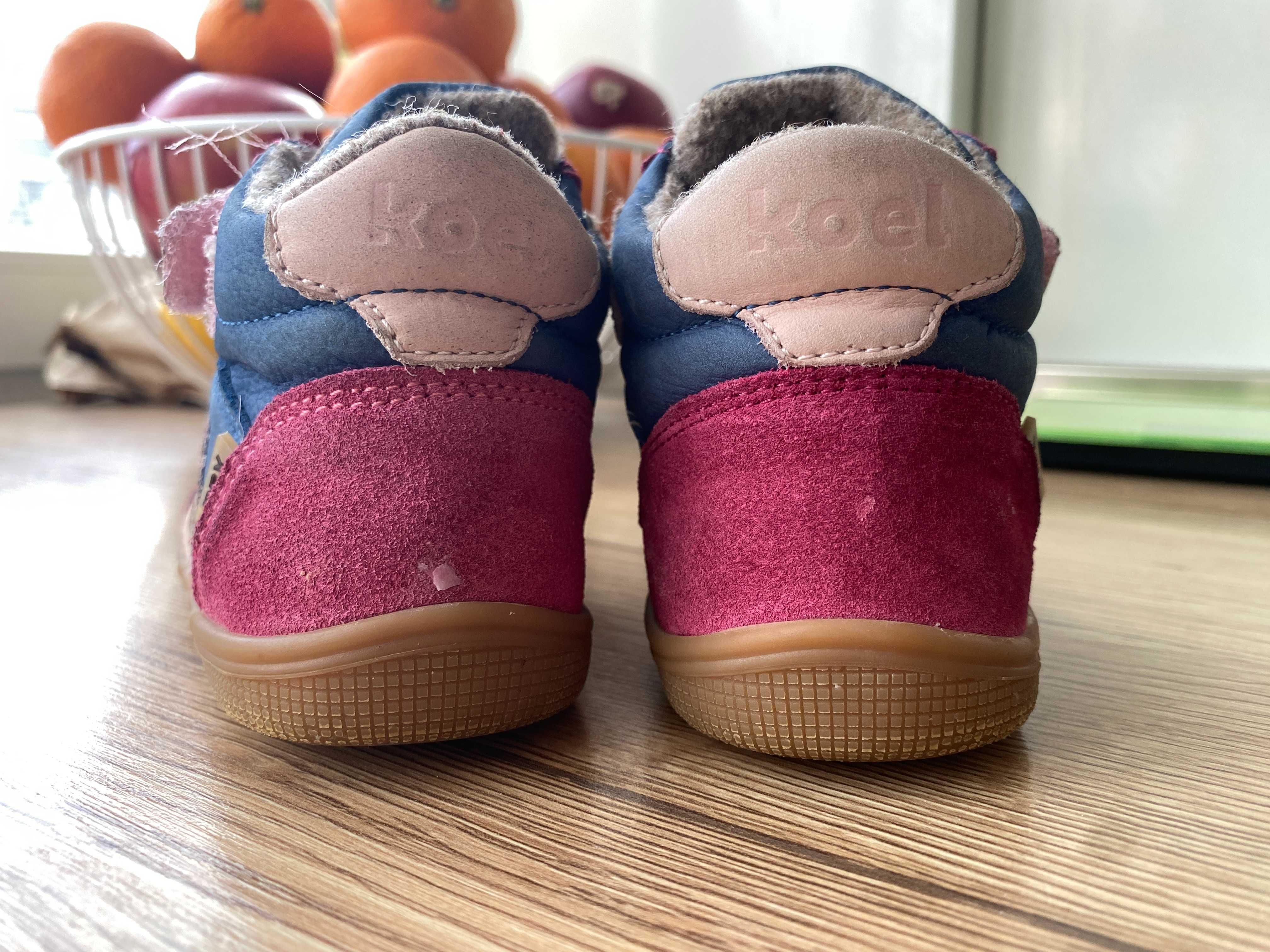 Зимни боси детски обувки KOEL4KIDS DANIEL TEX Fucsia
