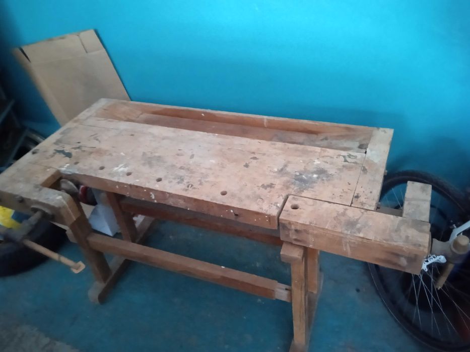Дърводелски тезгях (работна маса) 1450 x 500 x 60