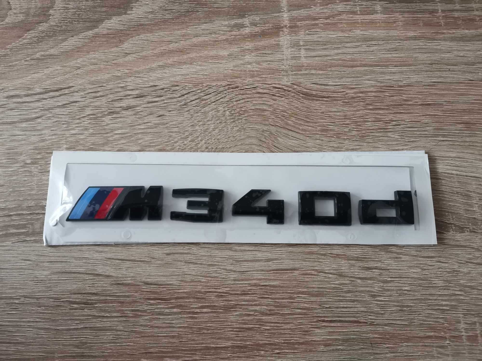 BMW М340d черна емблема лого