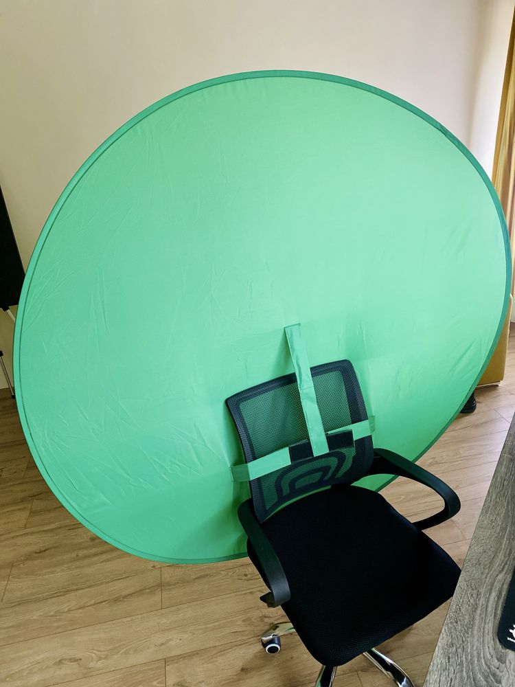 Green Screen - Fundal Verde Scaun portabil