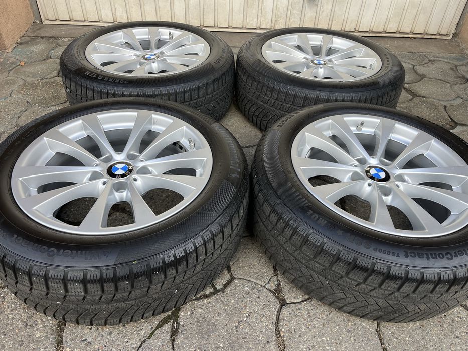 Jante aliaj 5x120mm, anvelope iarna, 225/55 R17, BMW F10, F11, E60