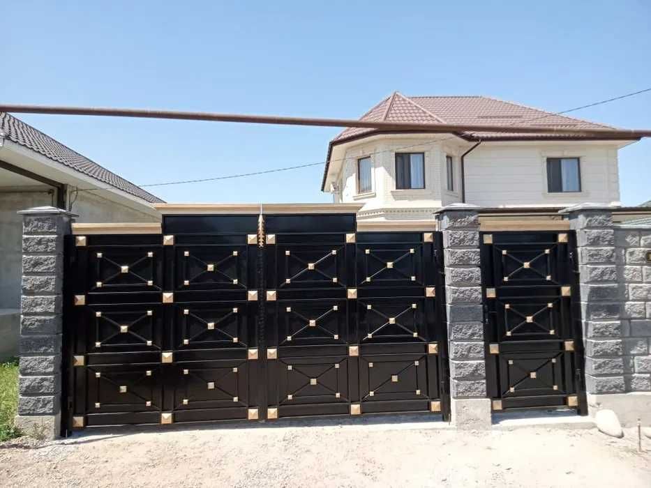 Вороты Откатные Распашные Автоматические Кованый с Калиткой Забор!!!