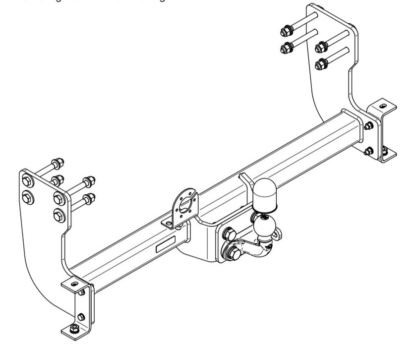 Carlig Remorcare Crafter Cârlige Remorcare MAN TGE  2017 2026 CU LADĂ