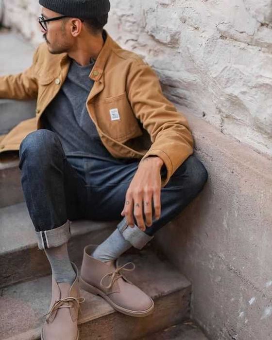 Chete chukka premium Boston Bros NOI 41.5 42 piele naturala moale