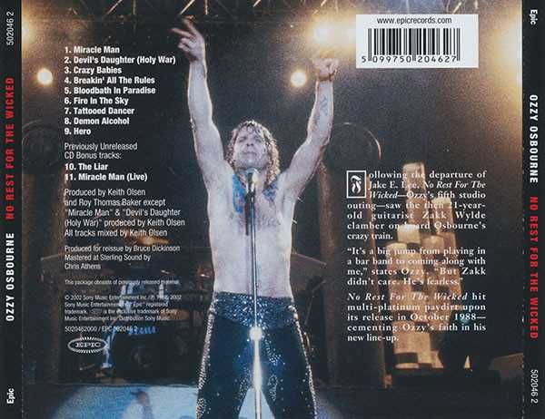 Ozzy Osbourne - Discografie Colectie CD