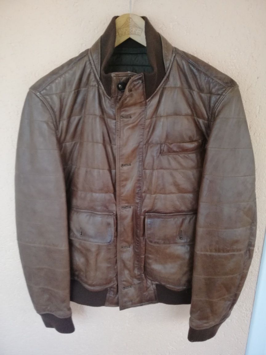 Geaca piele bărbati Massimo Dutti M