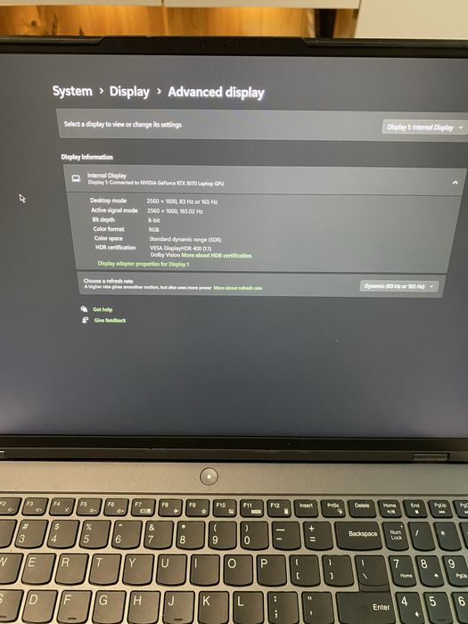 Гейминг лаптоп Lenovo Legion 5 Pro Ryzen 7 5800h, RTX 3070 8GB, 2TB ss