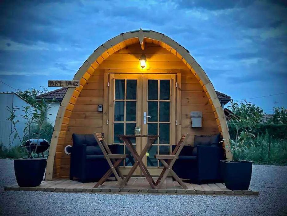 Casa glamping, kit 24mp. Pentru planuri vizitati       bassm.ro