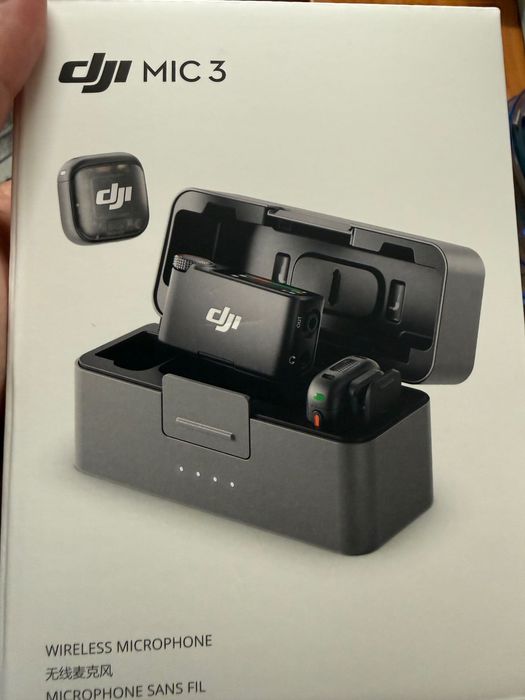 Чисто нови Dji mic 3 безжични микрофони