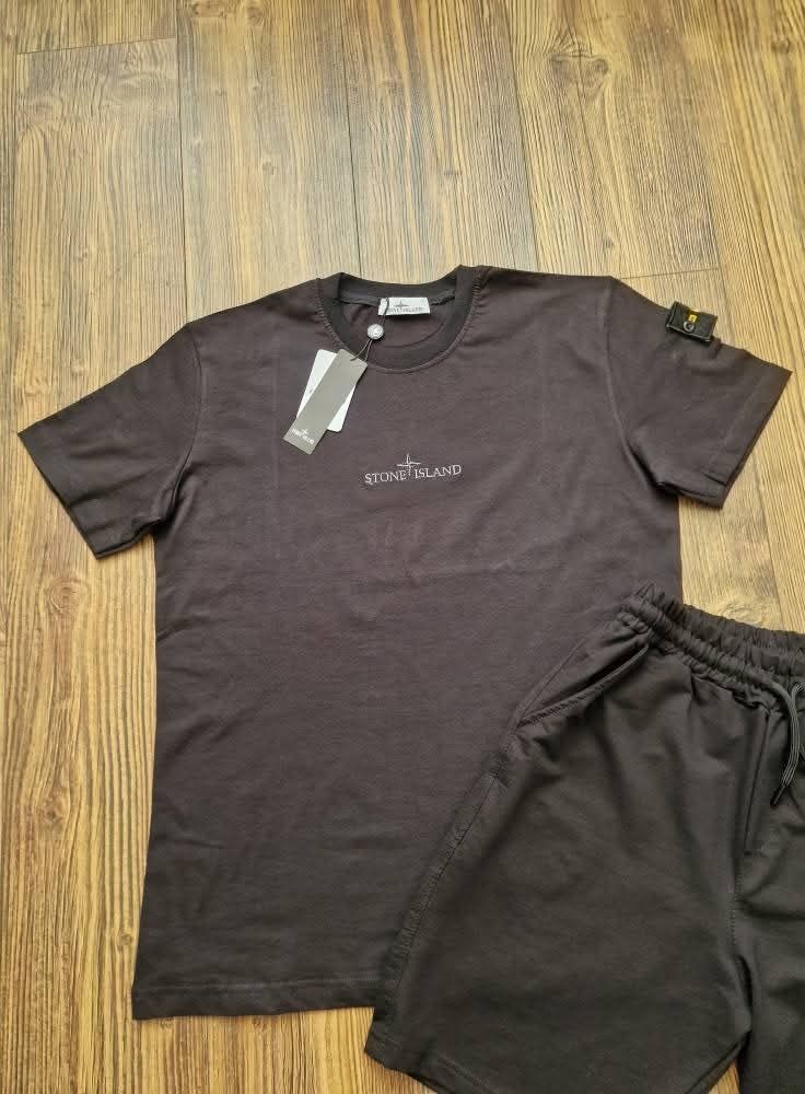 Мъжка екип къси панталони и тениска размер S M L XL 2XL