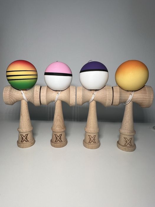 Kendama X - Bila Mată / Rubber Grip (NOUA)