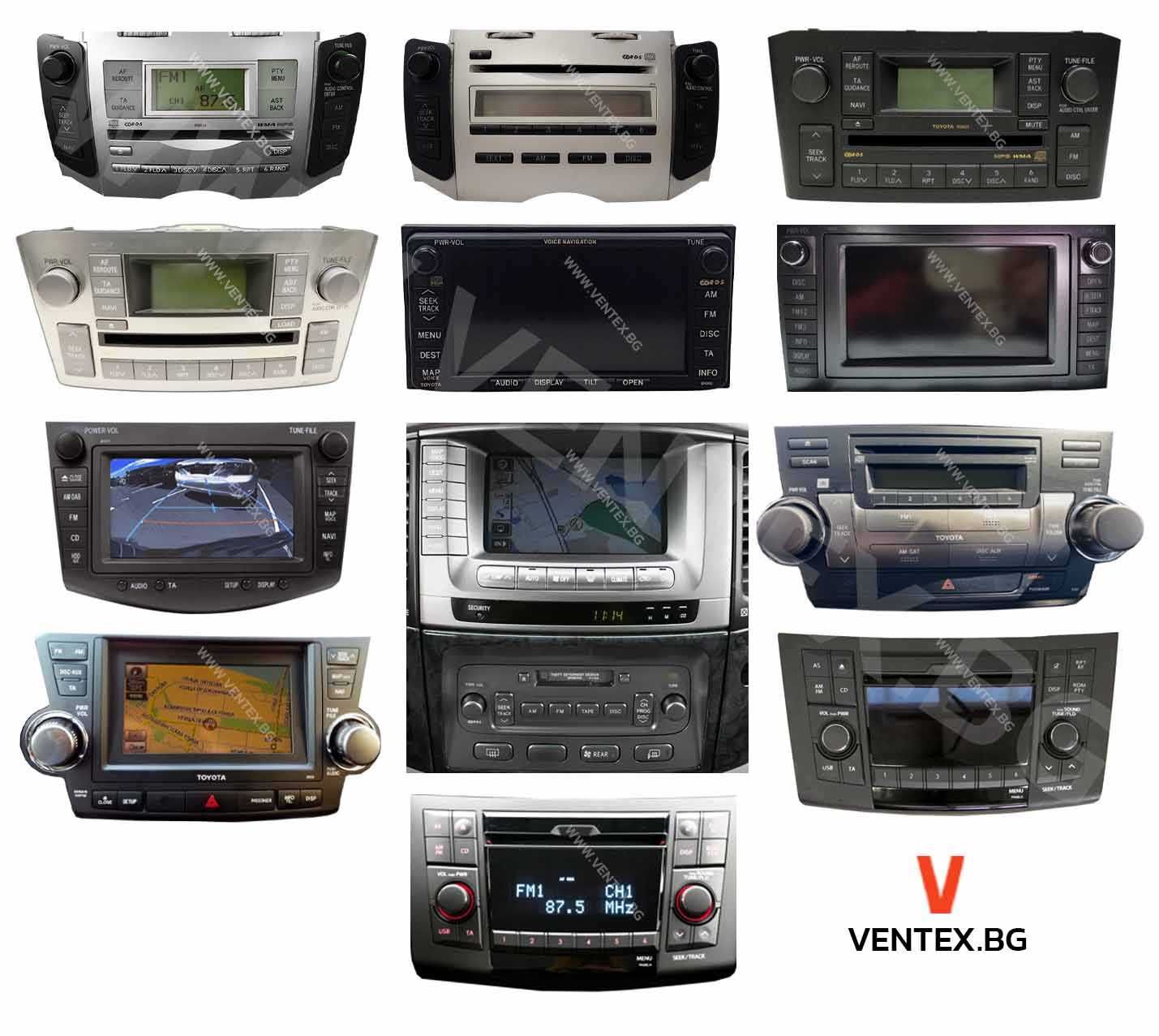 WEFA USB AUX интерфейс за Toyota RAV4 Avensis Yaris Lexus 6+6 тойота