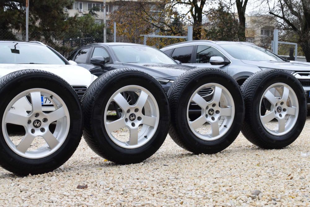 Четири бр. оригинални алуминиеви джанти за Honda cr-v 5х114.3-17''