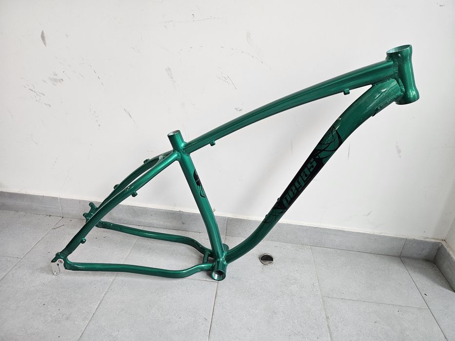 Cadru Pegas fat bike, aluminiu, 44 cm, gat de 1 1/8"
