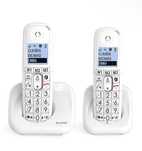 Set 2 bucati telefon fix fara fir Alcatel XL785 Duo Alb
