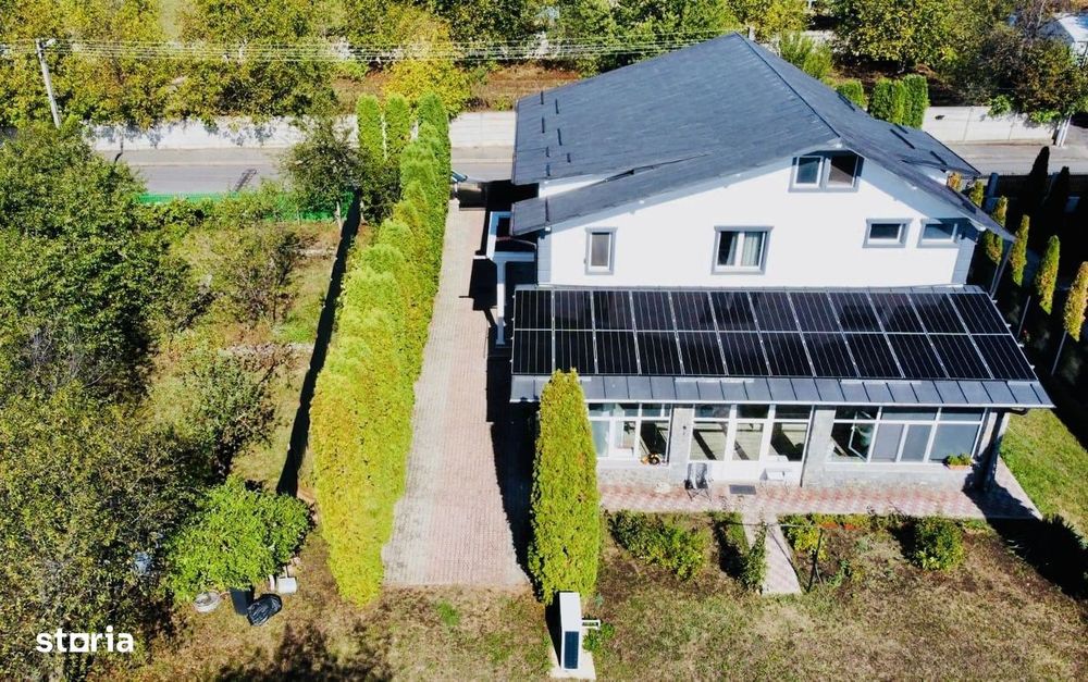 Vila în stil American - Total independentă energetic, garaj + terasă!