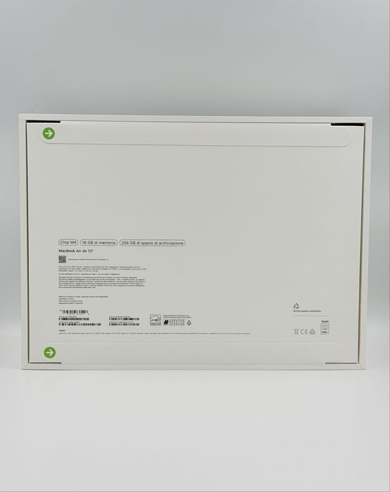 Laptop apple MacBook air 13 m4 256gb ssd 16gb ram a3240 sigilat rate