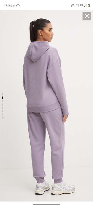 Дамски спортен екип Puma - Loungewear Tracksuit, лилав