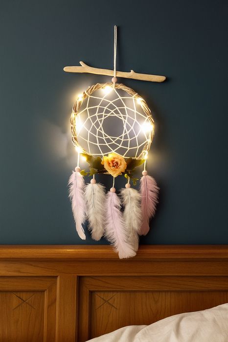 Капан за сънища с лампички