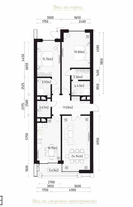 Продается 4х комнатная квартира в Urban Deluxe, МирзоУлугбекский р-н