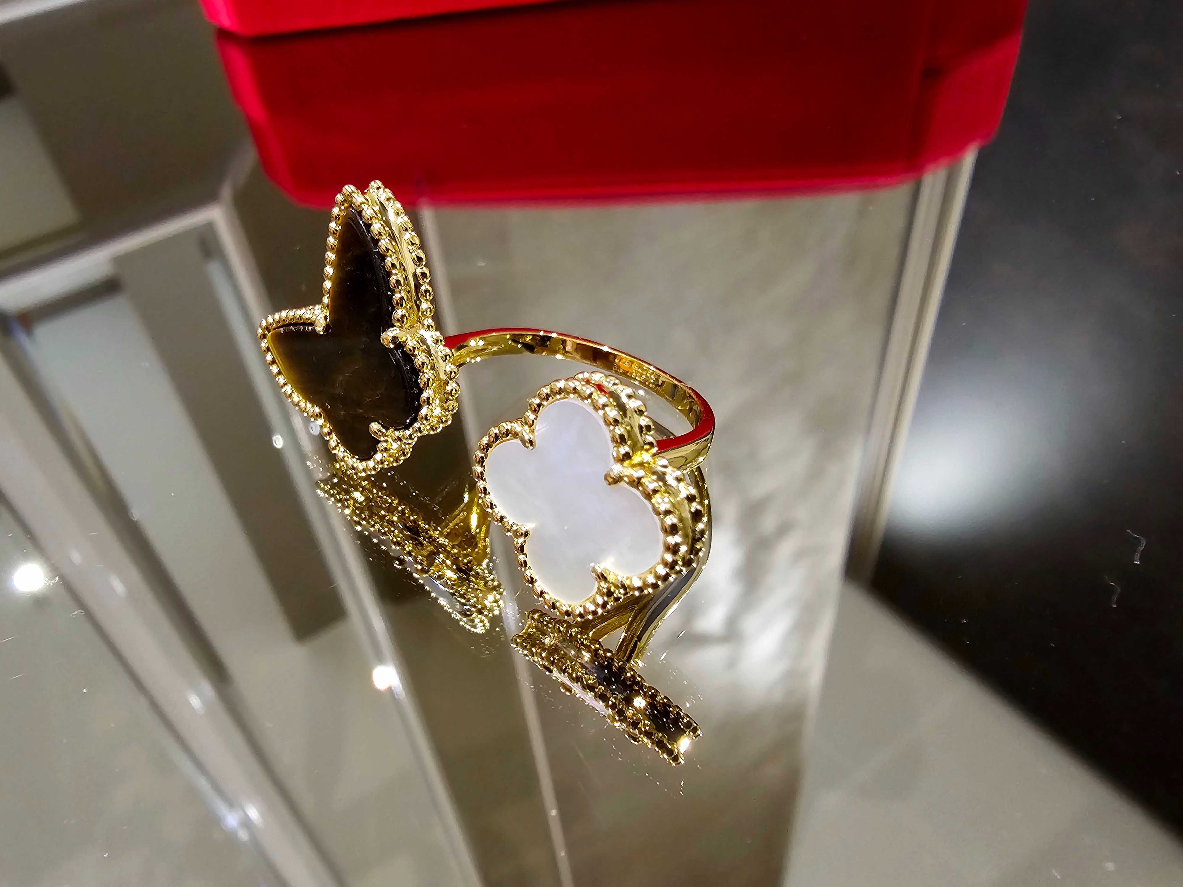 Van Cleef & Arpels VCA Gold Lucky Alhambra Tiger Mother Дамски Пръстен