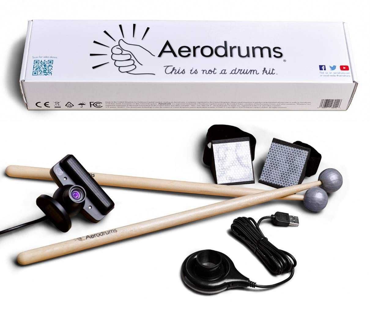 Set de tobe invizibile AERODRUMS (Virtual Drum Kit) - Nou