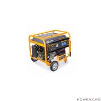 Generator curent electric 6500 W, 6,5 KW, 220 V, Pornire la Cheie,