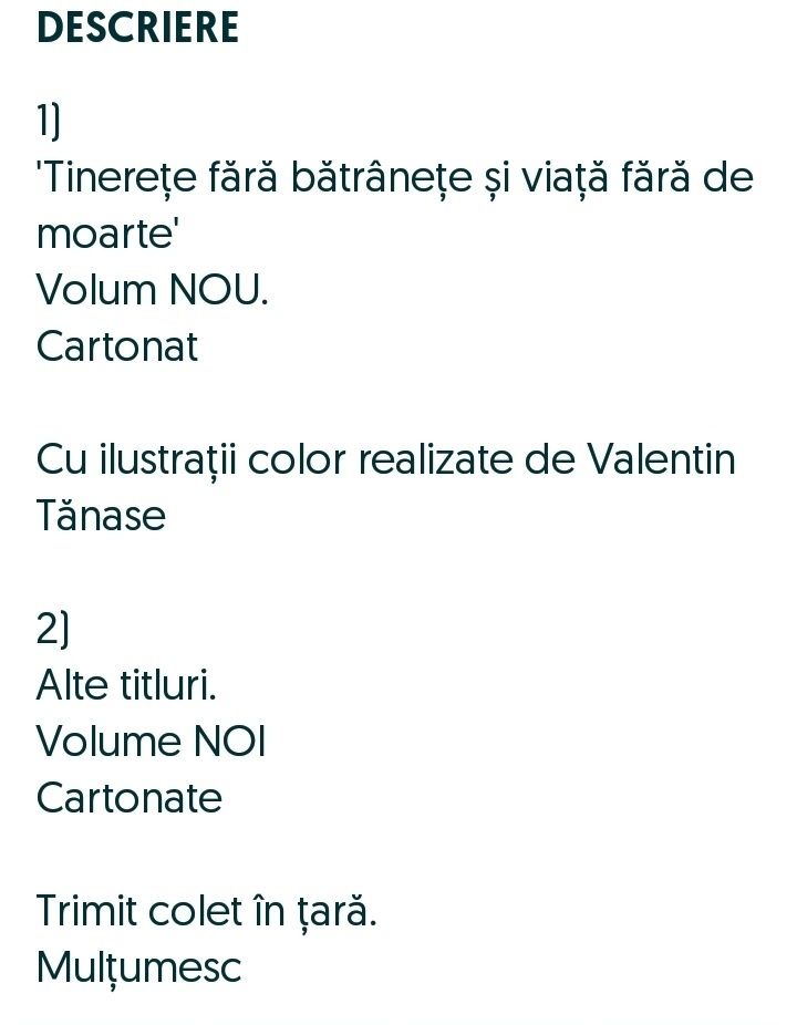 Tinerețe fără bătrânețe, de Petre Ispirescu