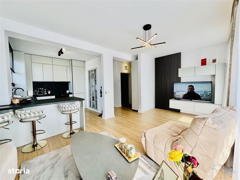 Apartament 2 camere in Sibiu – mobilat si utilat modern – etaj 1/2