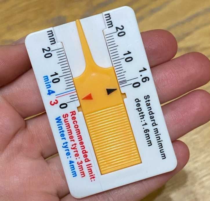 Дълбокомер за грайфера на автомобилни гуми и др.