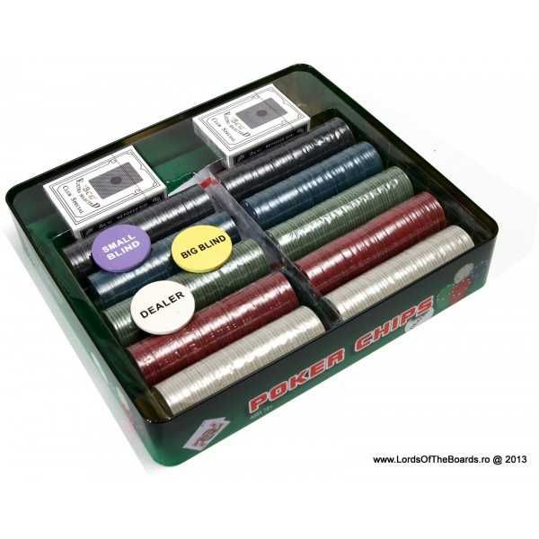 Set trusa poker 100-500 jetoane .trusa poker servieta poke carti