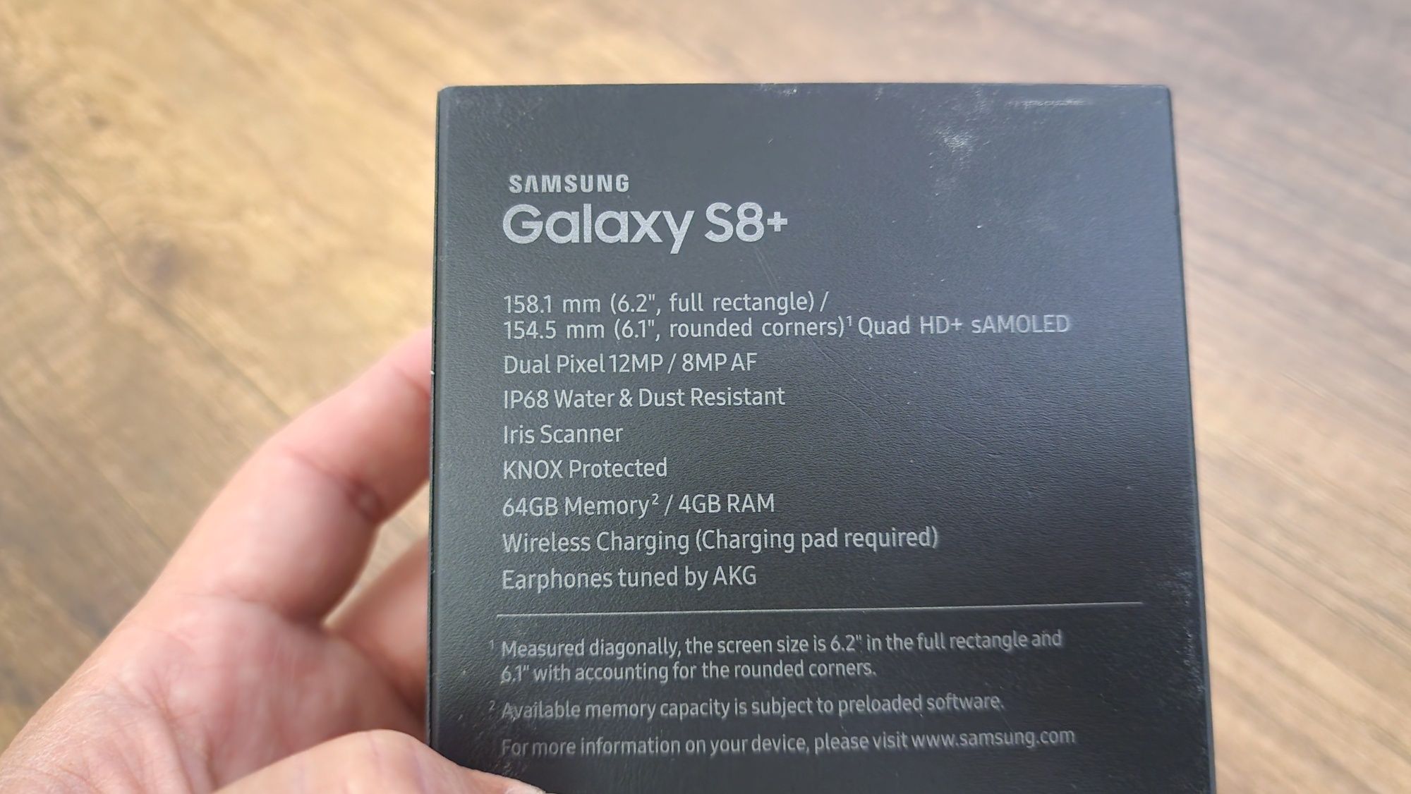 Samsung galaxy s8 + (plus) 64GB 4GB black