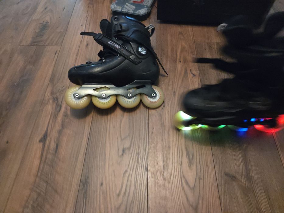 Role Seba FR 2 80 mm Black Freeride Freestyle skates marimea 44