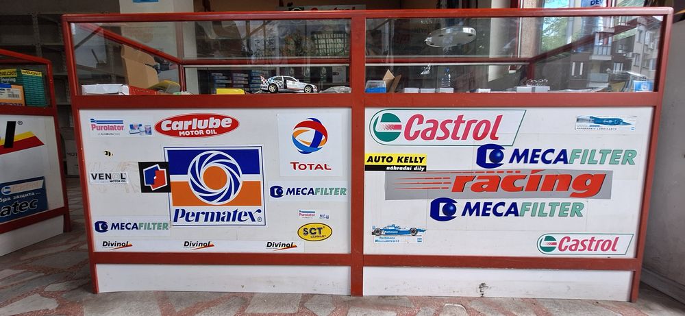 Стъклени алуминиеви щандове/витрини за магазин