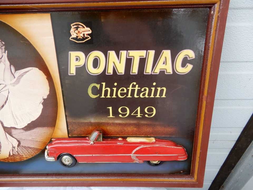 Стара/Vintage рекламна картина на Pontiac Chieftain