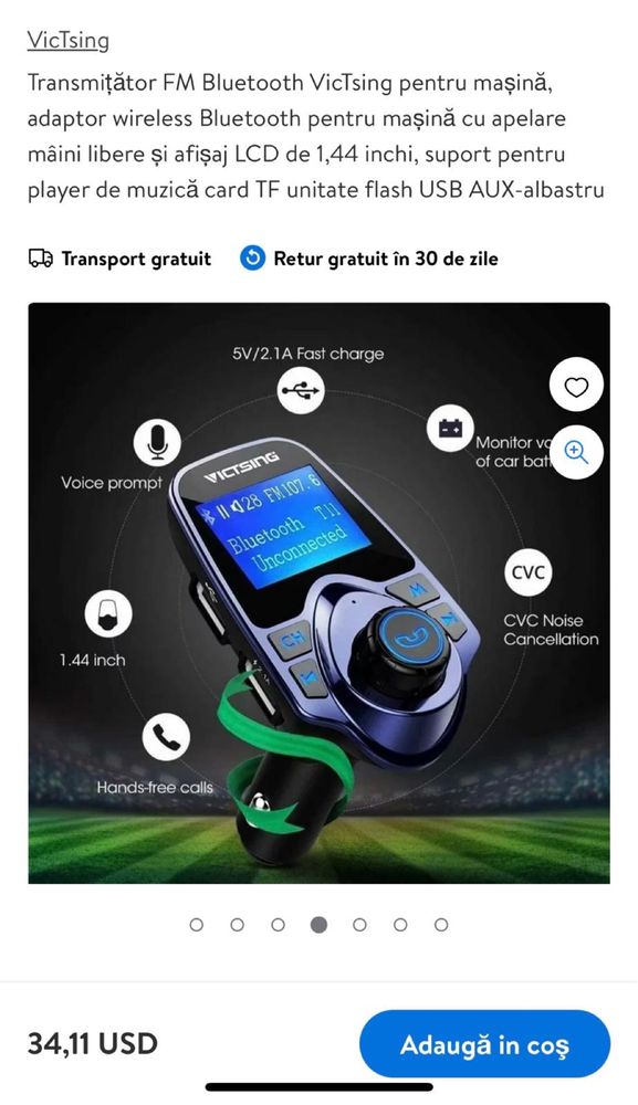 Caset player auto Blaupunkt -adaptor BT Usb