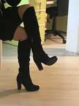 Cizme lungi cu toc, elegante pentru femei