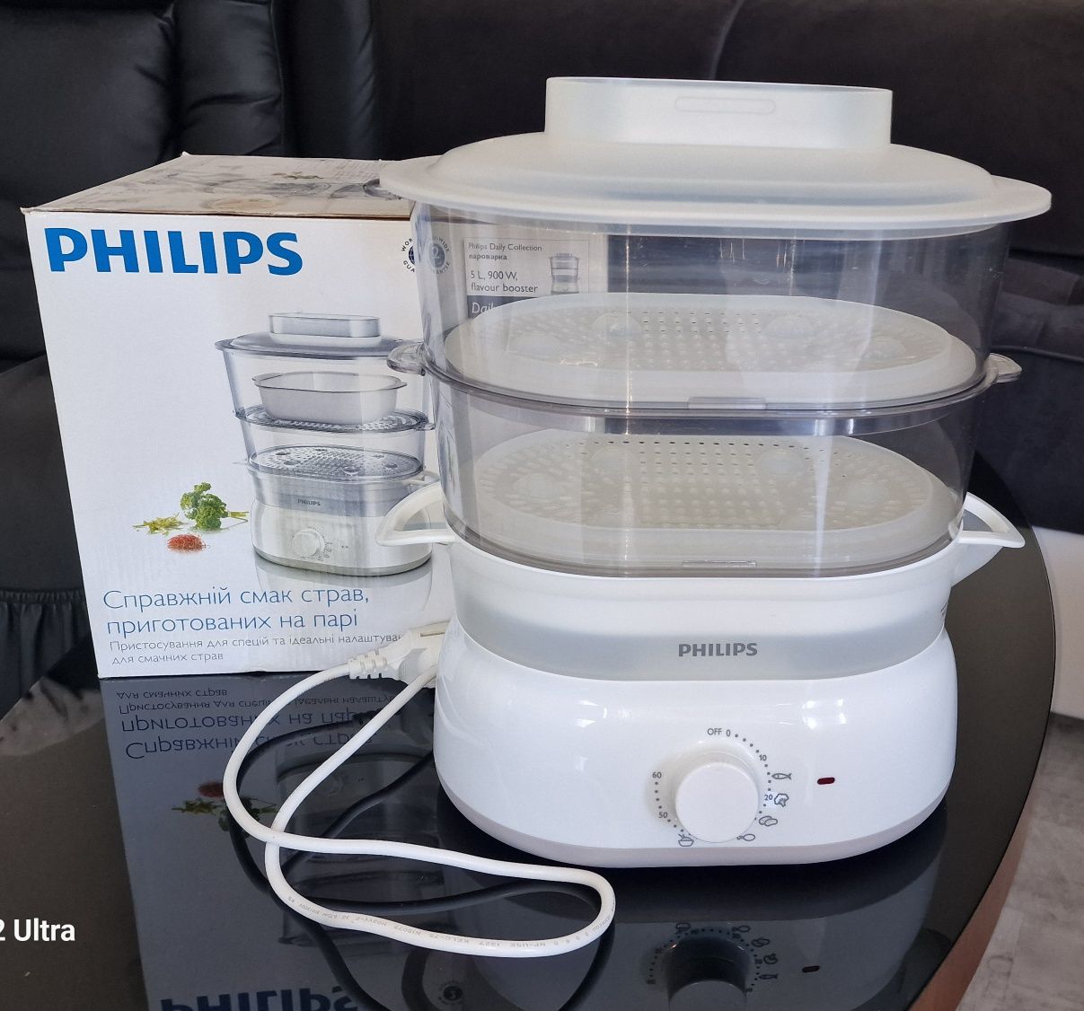 Уред за готвене на пара PHILIPS