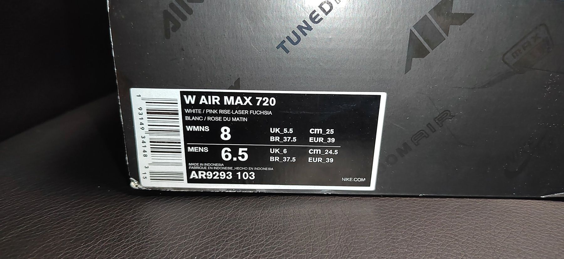 Nike Air Max 720, номер 39