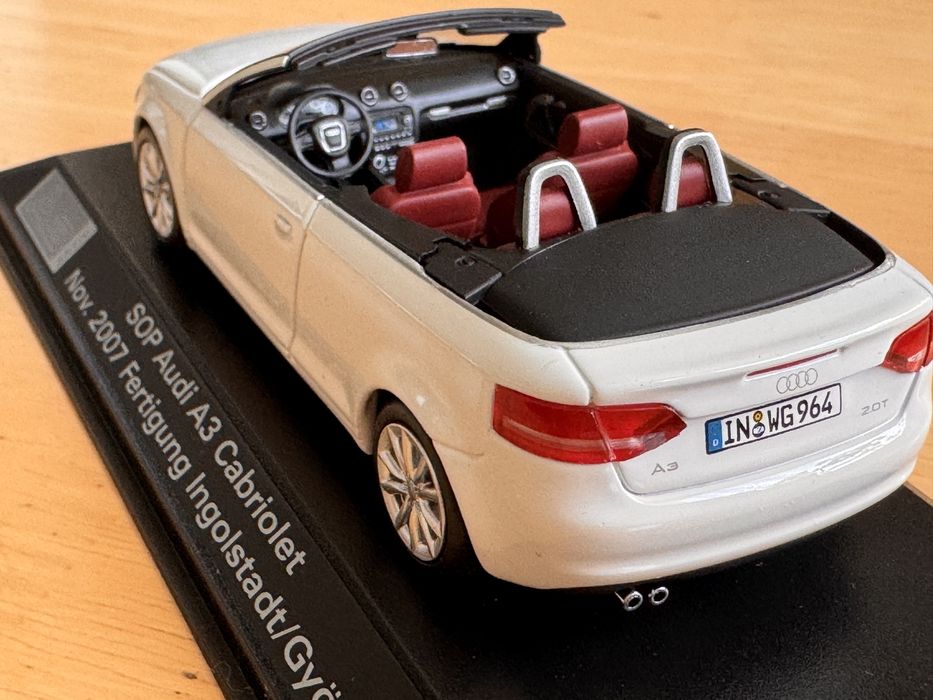 Колекционерски модел на Audi A3 Cabriolet