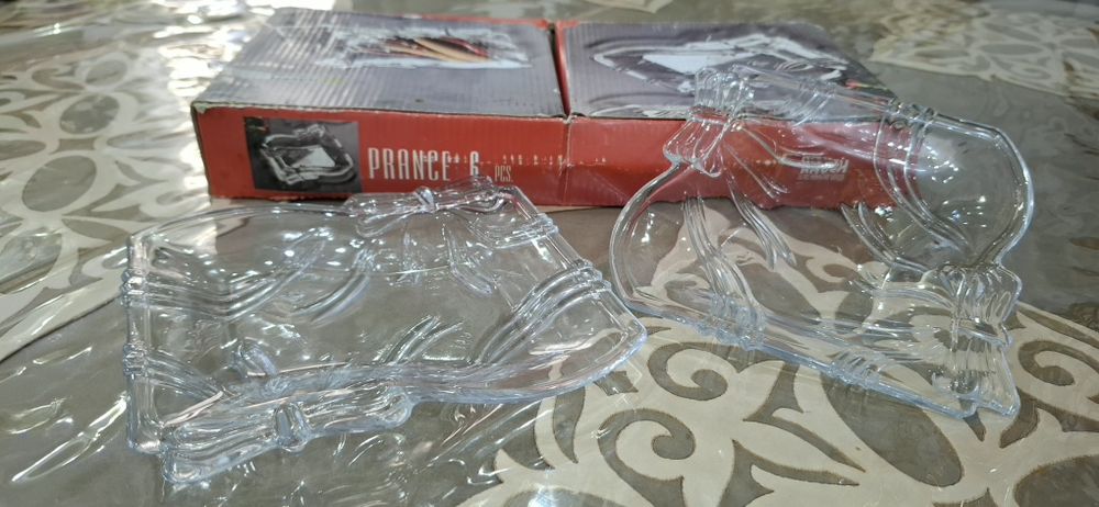 Посуда для фруктов и салатов стеклянный мева ва салат учун идиш шишали