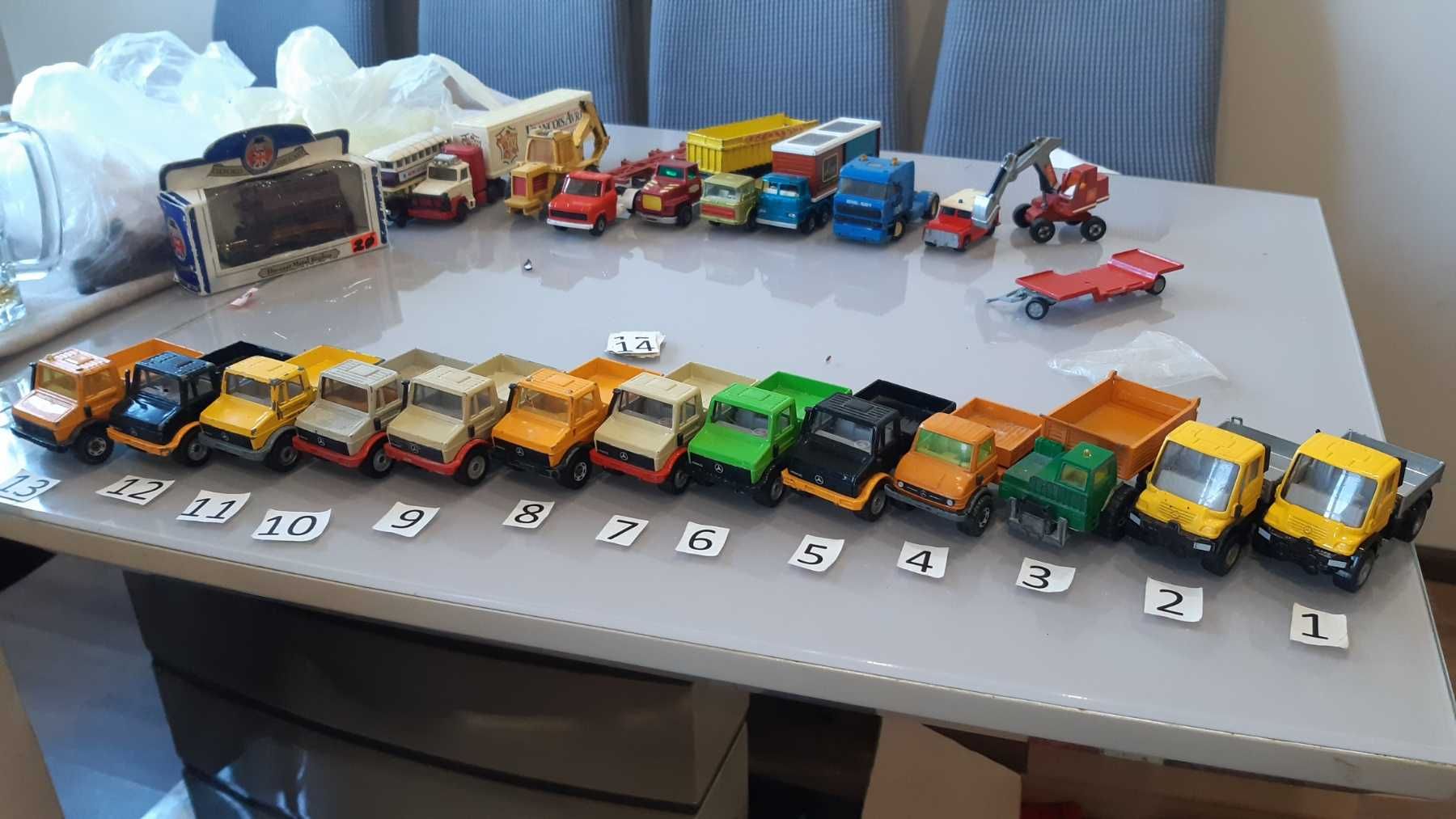 Модели на товарни автомобили SIKU,Sсhuco, Matchbox мащаб 1:55, 1:50