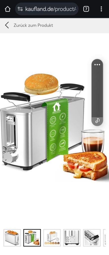 Toaster paine premium inox