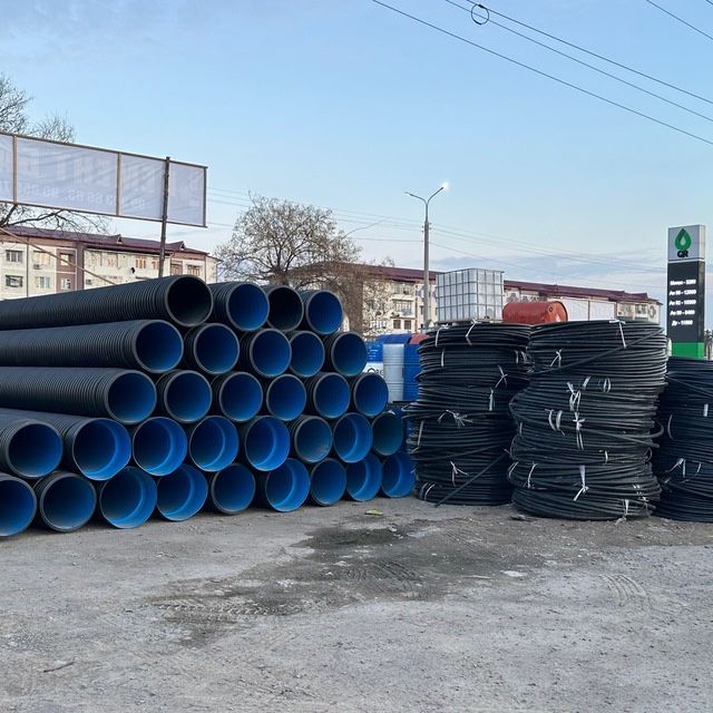 Гофра труба. Gofra truba. Завод! Трубы гофрированные. Доставка go’fra