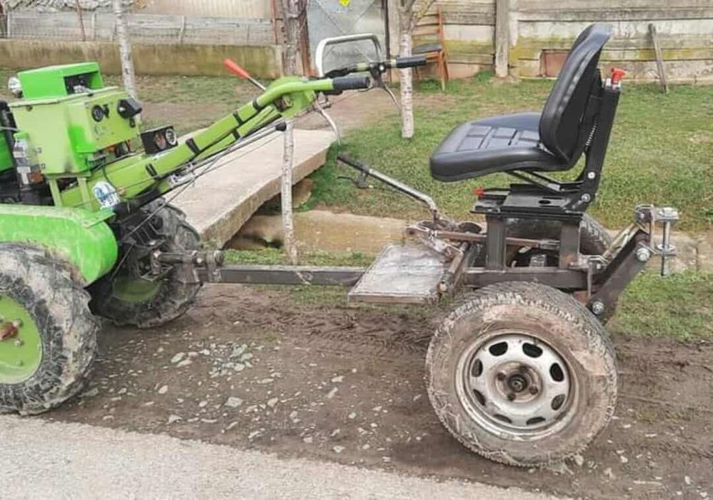 Vand cărucior pentru motocultor bizon, zubr, kentavr etc.