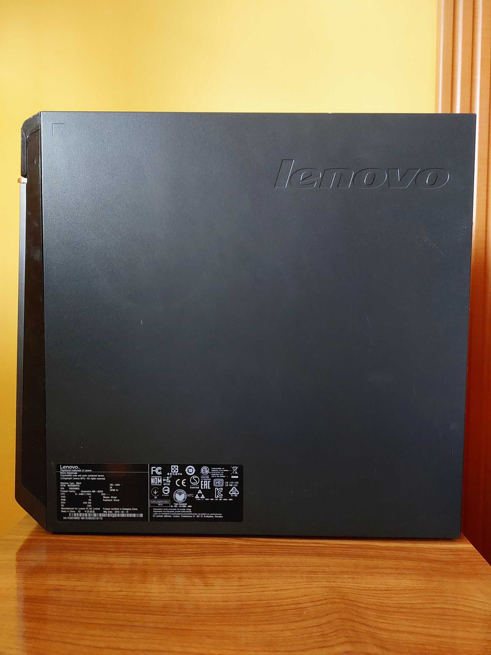 Desktop PC Lenovo 300-20ISH, i5-6400, 8GB, 1TB, GTX 750 TI 2GB