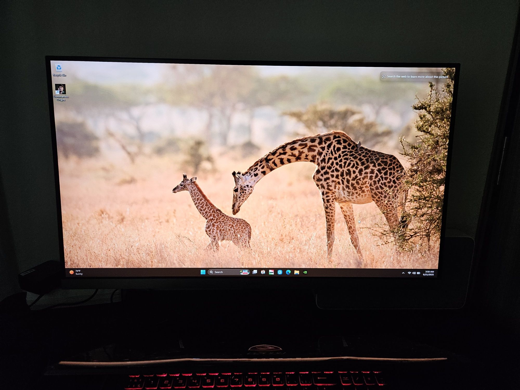 Monitor 28 inci samsung