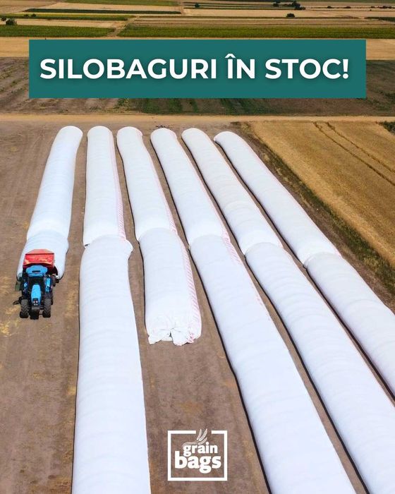 Saci depozitare grau/porumb boabe/siloz - SILOBAG - minim 200 tone
