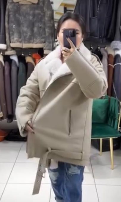 Дублёнка натуральная оверсайз